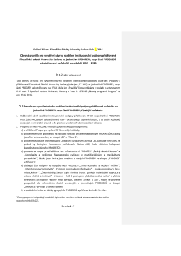 Obecn&aacute; pravidla pro vytv&aacute;řen&iacute; n&aacute;vrhu rozdělen&iacute; institucion&aacute;ln&iacute;