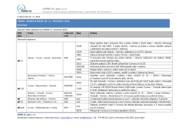 Změny jízdních řádů od 11.12.2016