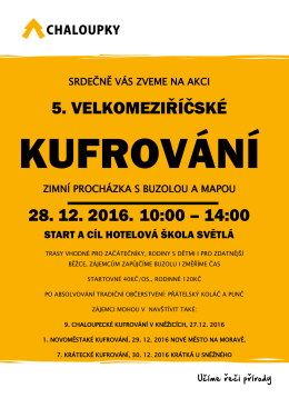 5. VELKOMEZIŘÍČSKÉ 28. 12. 2016. 10:00 – 14:00