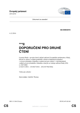 CS CS ***II DOPORUČENÍ PRO DRUHÉ ČTENÍ