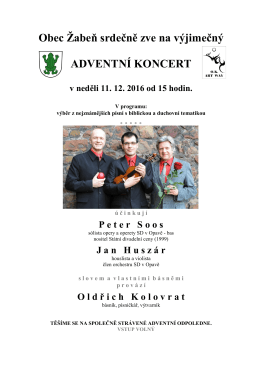 ADVENTNÍ KONCERT