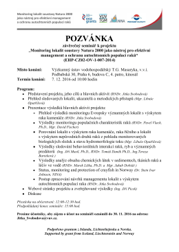 dokument pdf - V&yacute;zkumn&yacute; &uacute;stav vodohospod&aacute;řsk&yacute; TG Masaryka, vvi