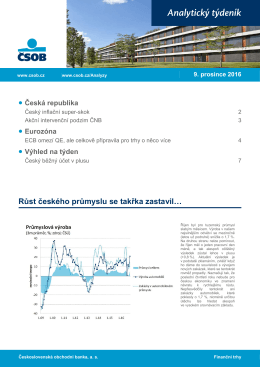 Analytický týdeník pro region CEE