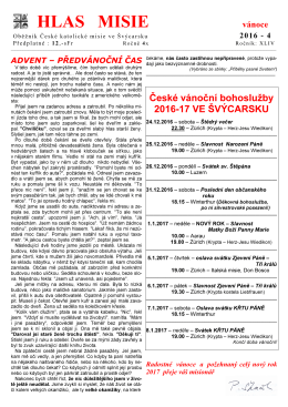 hlas misie - Slovaci.ch