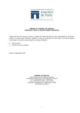 Lire la suite - Fonci&egrave;re de Paris