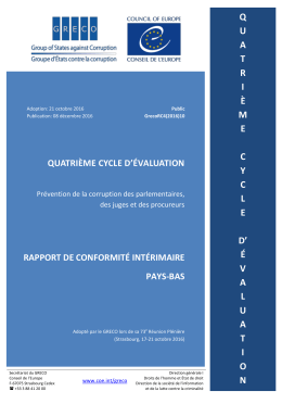 Pays-Bas - Conseil de l`Europe