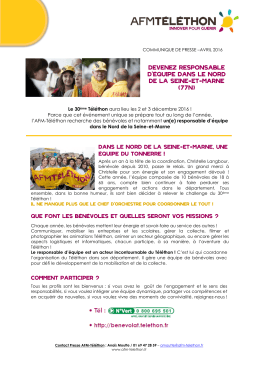 Devenez responsable d`équipe dans le nord de la - AFM
