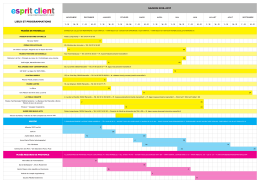 lieux et programmations saison 2016-2017