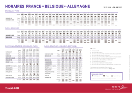 Télécharger les horaires