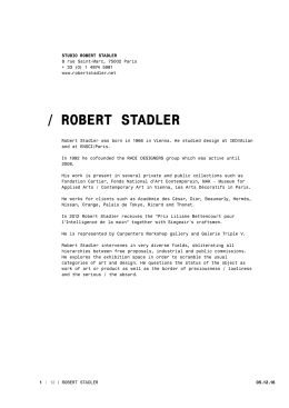 / RobeRt StadleR