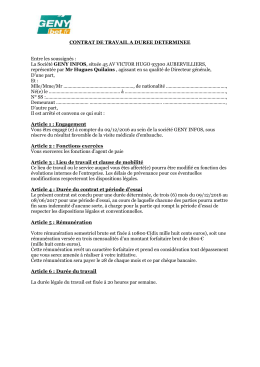 La Société GENY INFOS, située 45 AV VICTOR