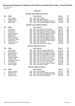 2&deg; Day 04/12/2016 - uisp pinerolo nuoto