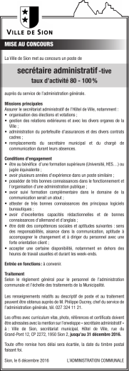 secrétaire administratif -tive