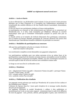 Voir le règlement du jeu.