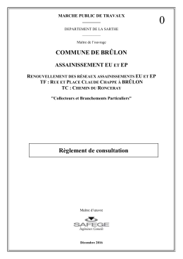 4. Retrait du dossier de consultation