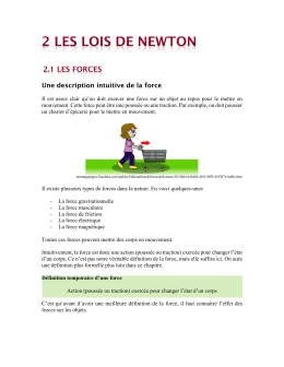 2-Les lois de Newton - La physique &agrave; M&eacute;rici