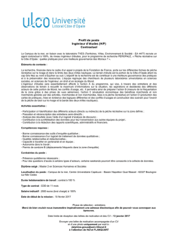 profil adjoint administratif - Université du Littoral Côte d`Opale