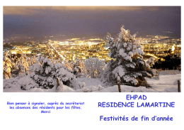 Annonce 1 - R&eacute;sidence Lamartine