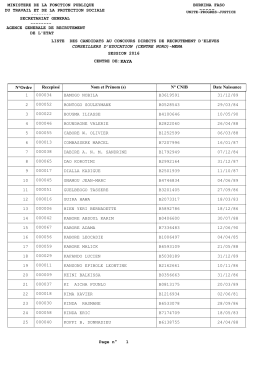Conseillers d`Education
