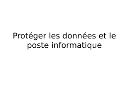 Utilitaire de sauvegarde