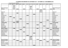 planning des messes du doyenne du 31 octobre au 4 decembre 2016