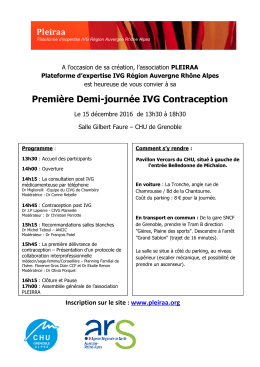 Programme 15 décembre