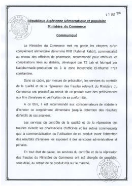 ffi - Ministère du Commerce