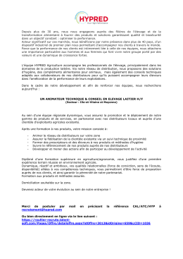 animateur technique et conseil en elevage laitier h/f