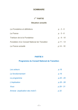 Programme CNT 2017 - Conseil National de Transition de France