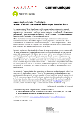 Autant d`alcool consomm&eacute; dehors que dans les bars