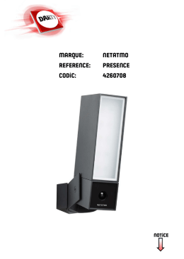 marque: netatmo reference: presence codic: 4260708