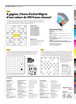 Sudoku de la semaine
