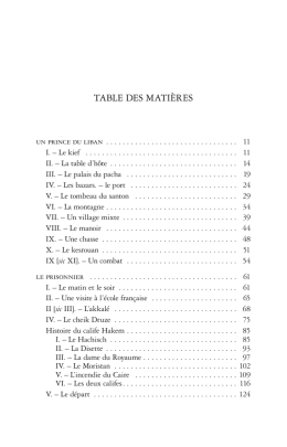 table des matières - Classiques Garnier