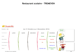 Restaurant scolaire