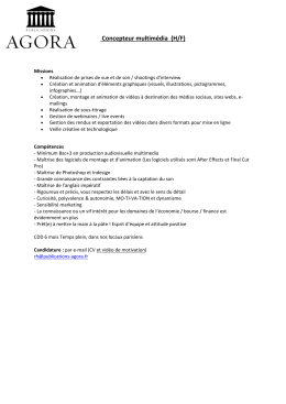 Concepteur multimédia (H/F)