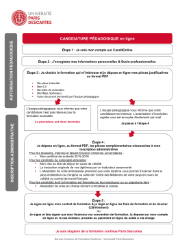 INSCRIP T ION ADMINISTRAT IVE AUTORISATIO N P&Eacute;