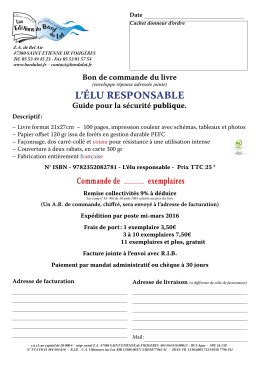 T&eacute;l&eacute;charger le bon de commande