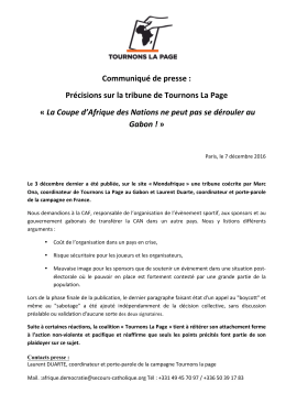 La Coupe d`Afrique des Nations ne peut pas se dé