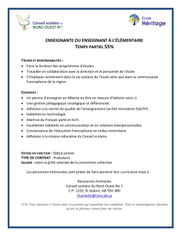 enseignante ou enseignant à l`élémentaire