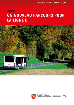 Flyer ligne B et subvention - Collonge