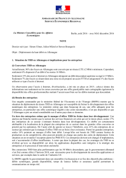La Ministre Conseill&egrave;re pour les Affaires Economiques Berlin, ao&ucirc;t