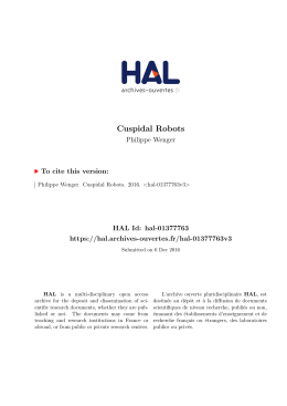 Cuspidal Robots