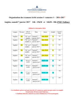 Les inscriptions en langues SGEL