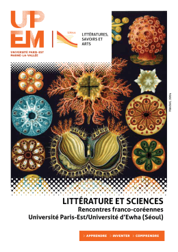 Programme Litt et sciences WEB