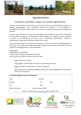 programme et bulletin d`inscription