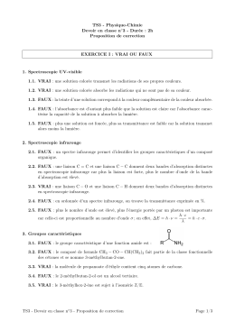 TS3 - Physique-Chimie Devoir en classe n  3
