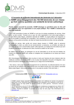 Lire le communiqu&eacute;