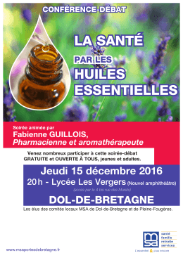 lA sANTé huilEs EssENTiEllEs