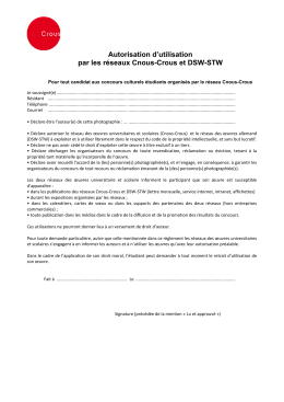 Autorisation de publication