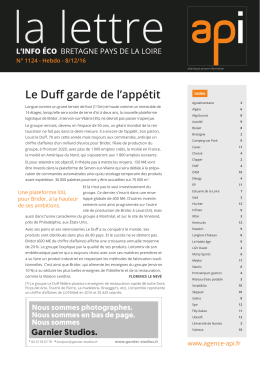 Le Duff garde de l`appétit